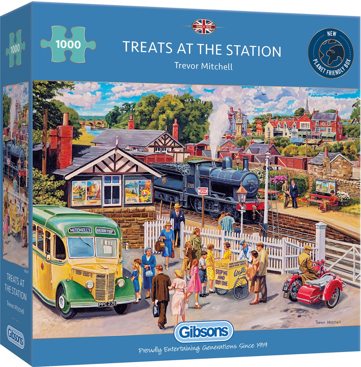 Gibsons - friandises à la gare (par Trevor Mitchell) - 1000 pièces 68×49cm (l×h) - puzzle pour adultes