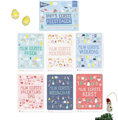 Cartes d'étape Milestone premières vacances (nl) 10x15 cm papier 6 pièces