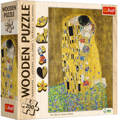 Puzzle en bois Trefl le baiser Gustav Klimt FSC mix 70% 200 pièces.