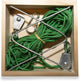 Kikkerland Huckleberry Cable Transport fabrique votre propre kit de construction de transport par câble pour jouer en plein air