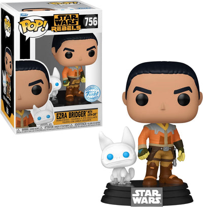 Funko-pop ! Star Wars - Rebelles - Ezra Bridger # 756 exclusif Amazon