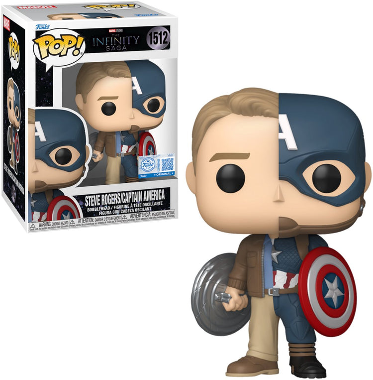 Funko-pop ! Marvel Infinity Saga - Steve Rogers Captain America # 1512 édition spéciale exclusive