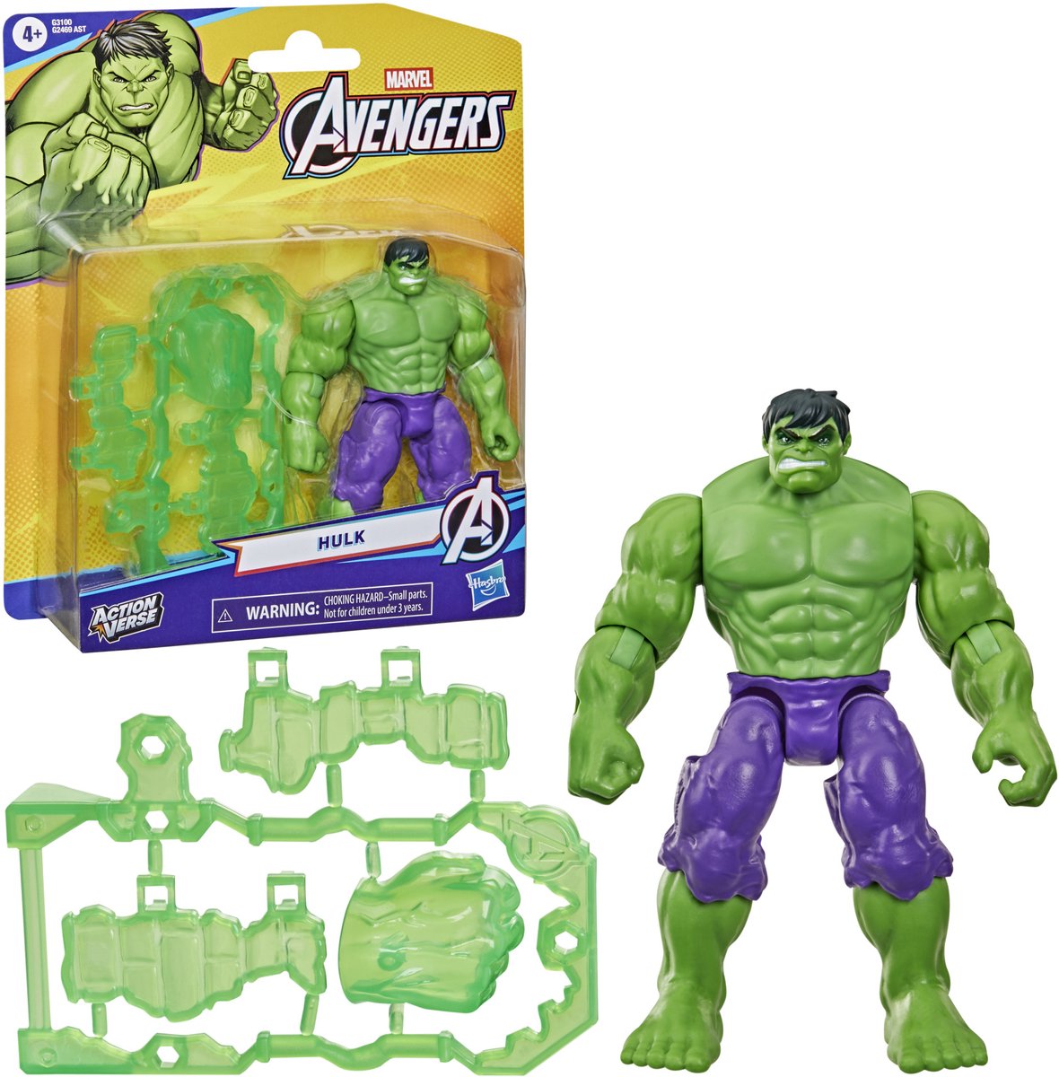 Marvel Avengers Actionverse Hulk - figurine 11cm