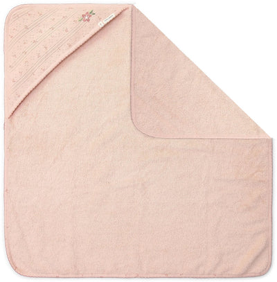 Petite cape de bain hollandaise - rose - 100 x 100 - essentiels