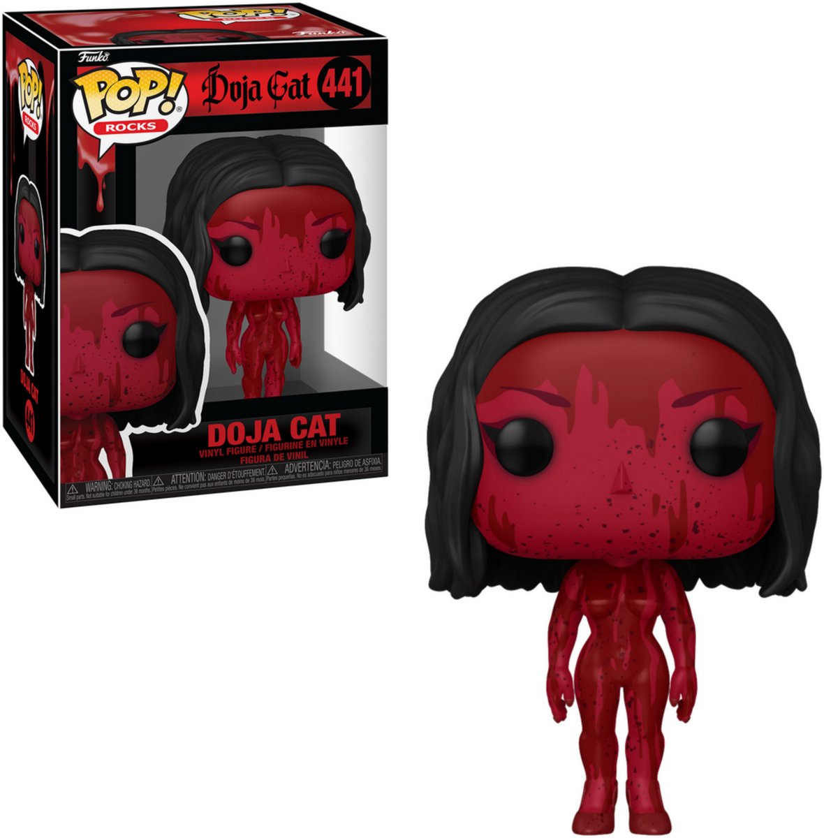 Funko pop rocks : doja cat (écarlate) pop #441