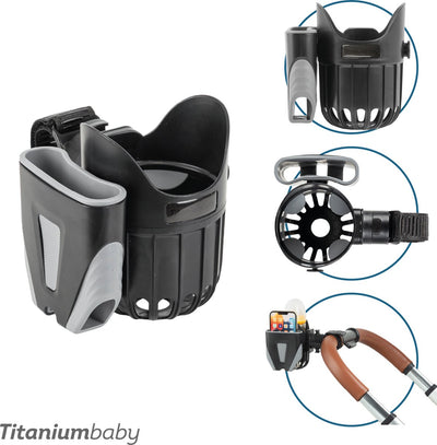 Porte-téléphone et porte-gobelet universel Titanium Baby Titanium Baby