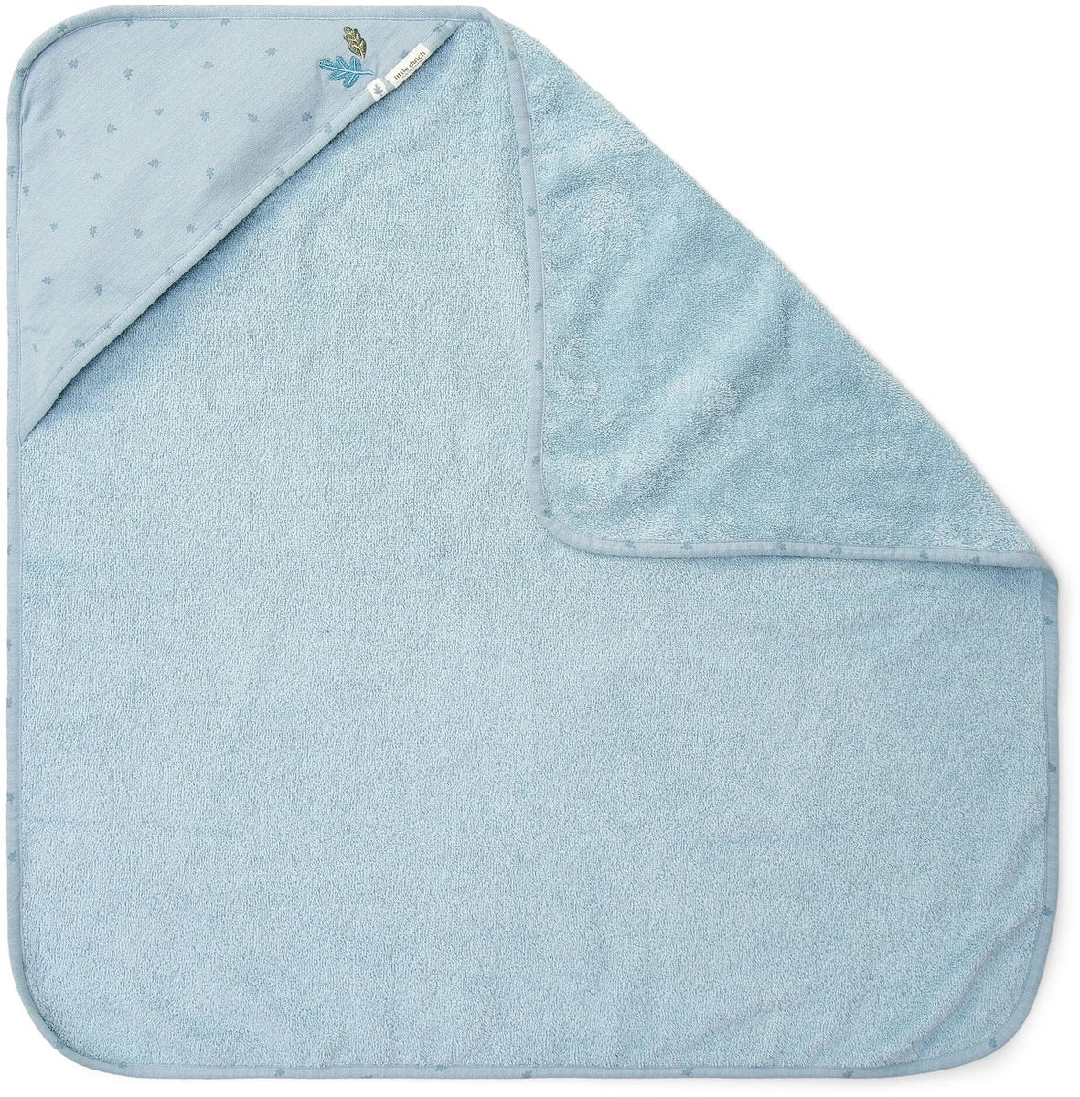 Petite cape de bain hollandaise - bleue - 75 x 75 - essentiels