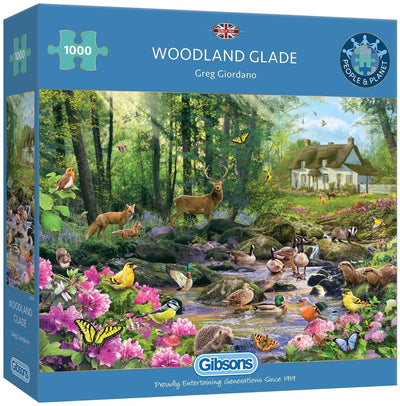 Gibsons - clairière boisée (par greg giordano) - 1000 pièces 68×49cm (l×h) - puzzle pour adultes
