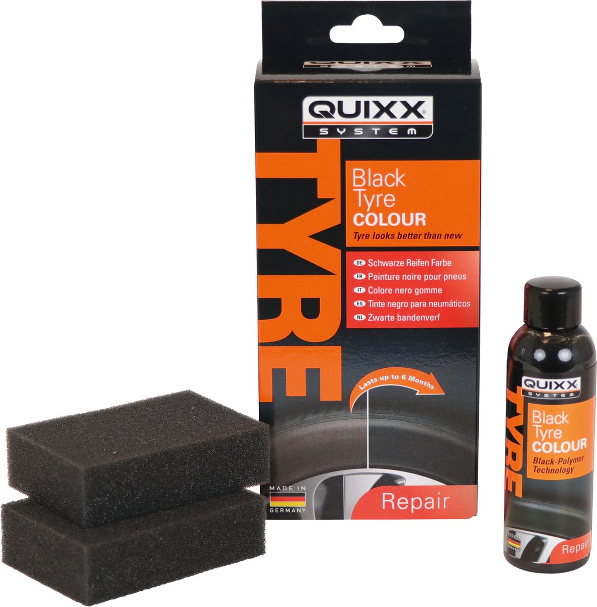 Quixx couleur pneu noir pneu noir 75ml