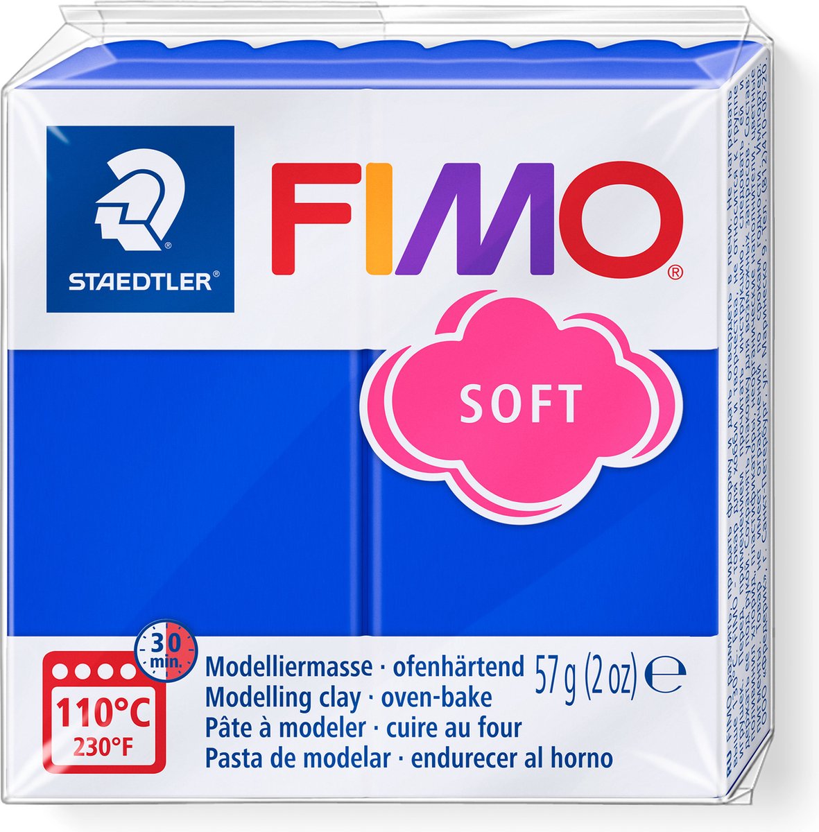 FIMO® Soft, Brilliant Blue, 57 GR 1 Boîte