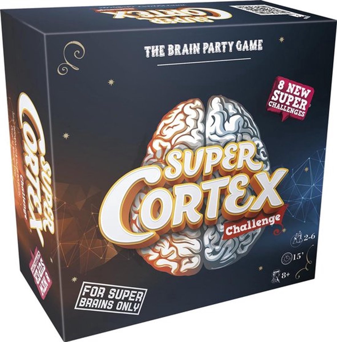 Jeu de société zygomatique studio cortex super le défi - jeu de cartes de jeu de fête cérébrale