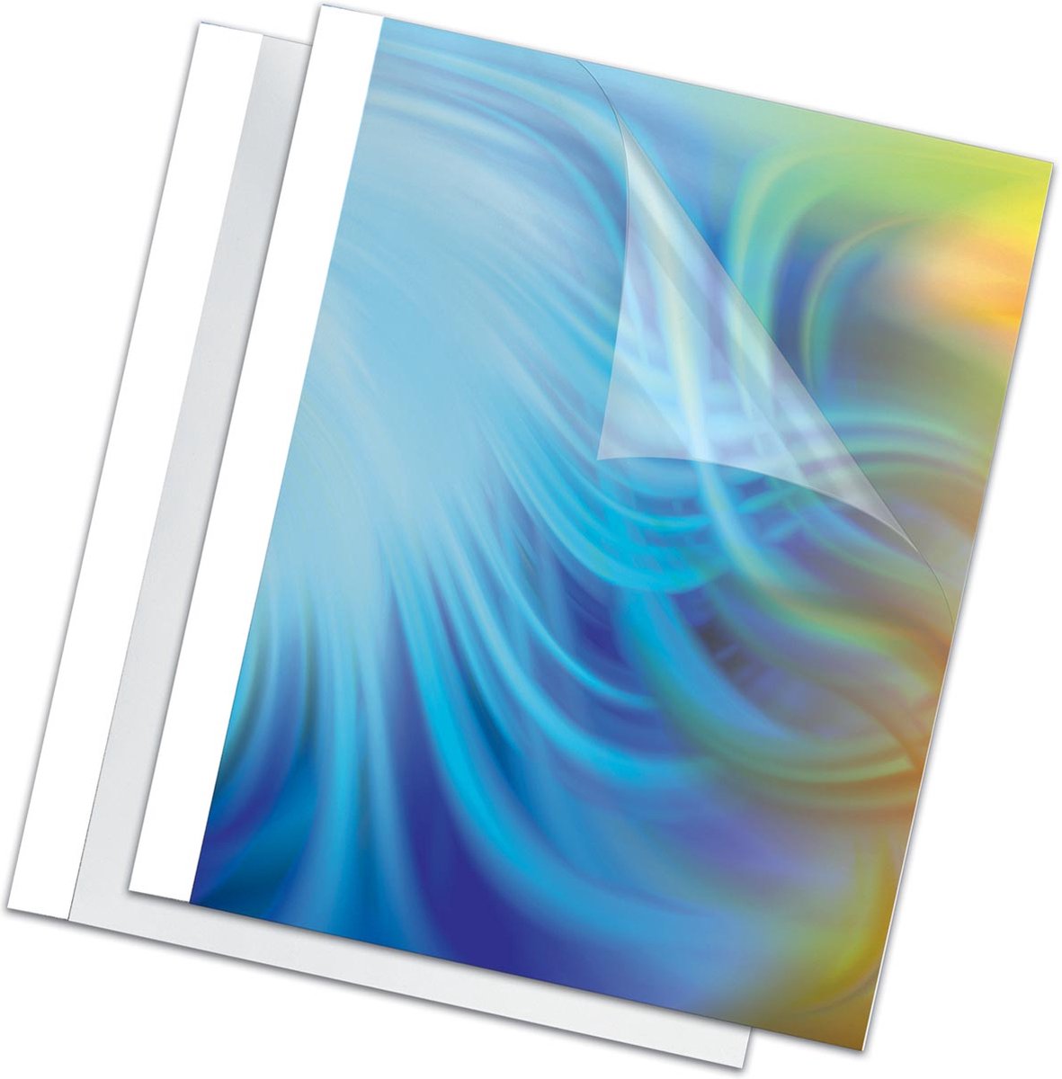 Fellowes couvertures thermiques ft A4, 4 mm, paquet de 100