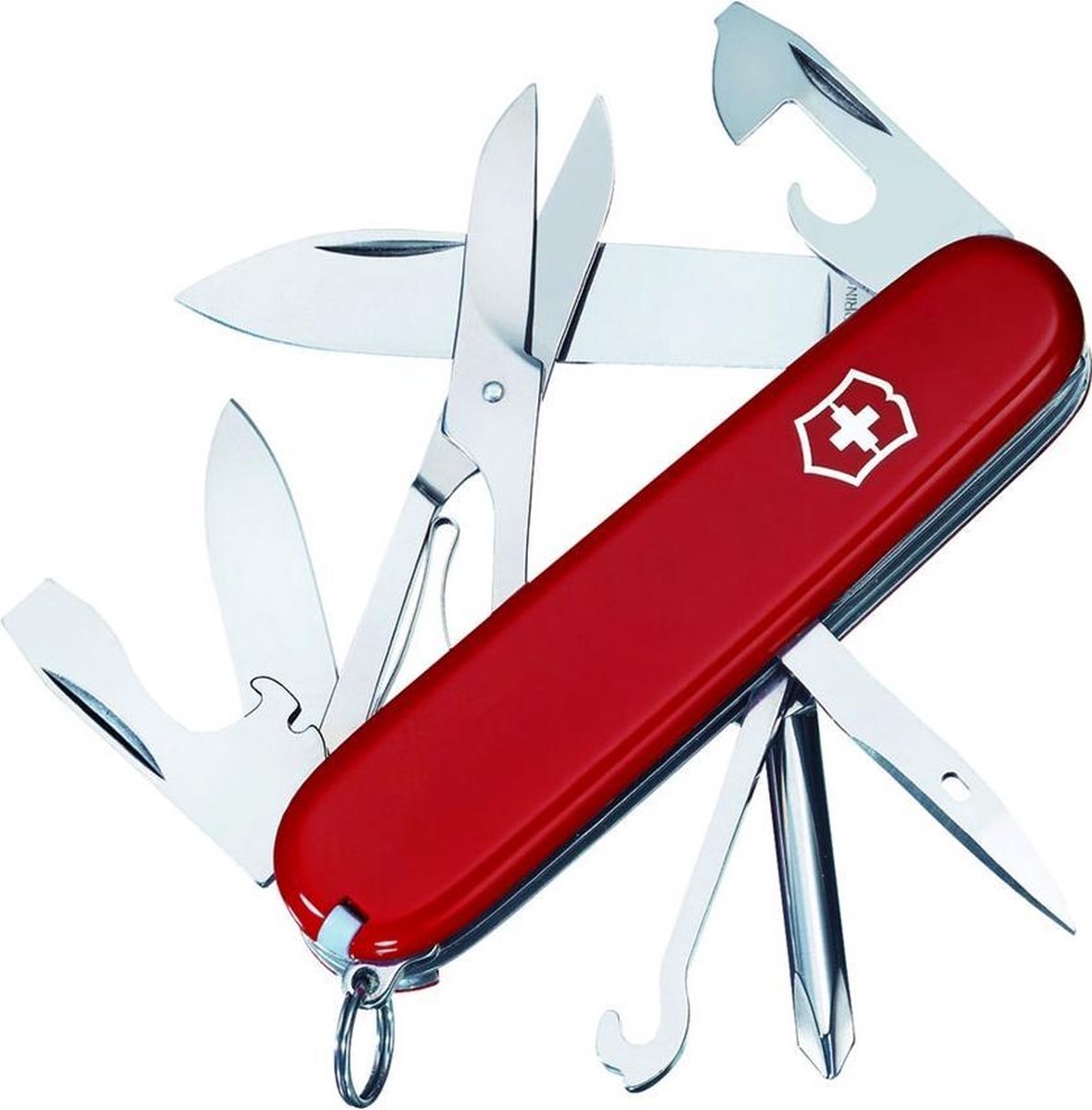 Couteau de poche Victorinox supertinker - 14 fonctions - rouge