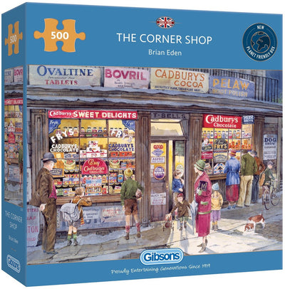 Gibsons - le magasin du coin (par Brian Eden) - 500 pièces 48×34cm (l×h) - puzzle pour adultes
