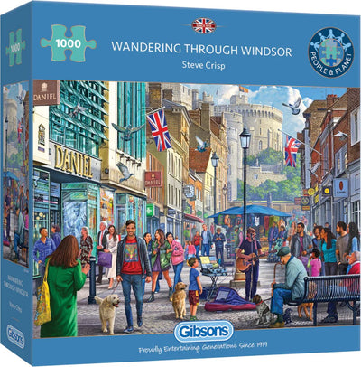 Gibsons - errant à travers Windsor (par Steve Crisp) - 1000 pièces 68×49cm (l×h) - puzzle pour adultes