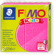 Fimo kids pâte à modeler 42 g rose pailleté