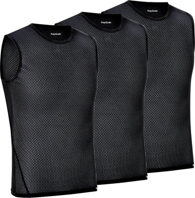 Gripgrab ultralight mesh - couche de base sans manches (pack de 3)