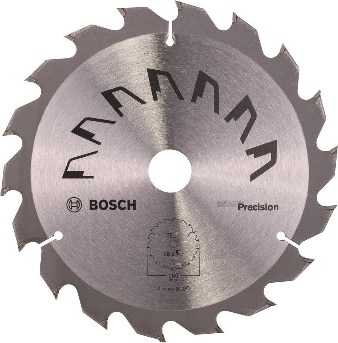 Lame de scie circulaire Bosch précision 160x2x20 16,t18 (1)