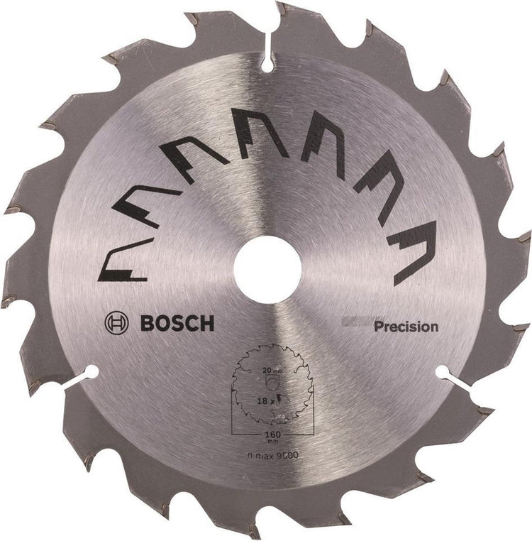 Lame de scie circulaire Bosch précision 160x2x20 16,t18 (1)