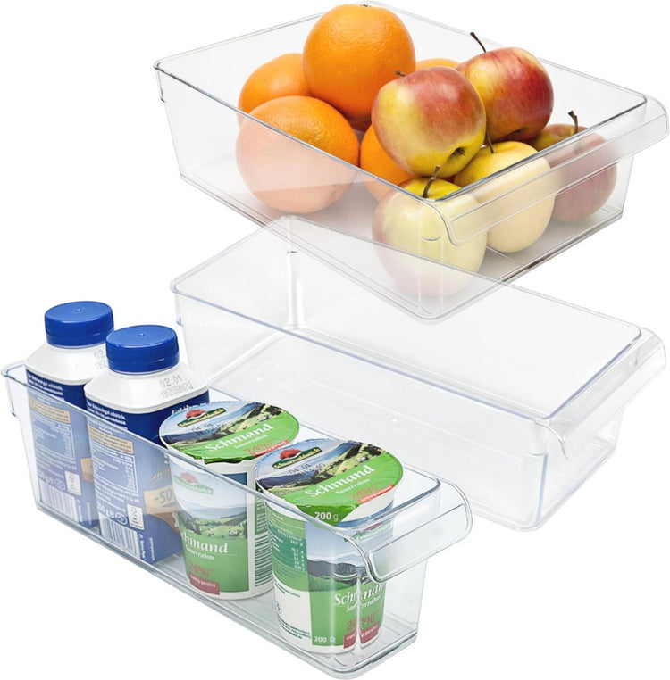 Organisateur de réfrigérateur Rotho loft 5 litres transparent - rangement cuisine.