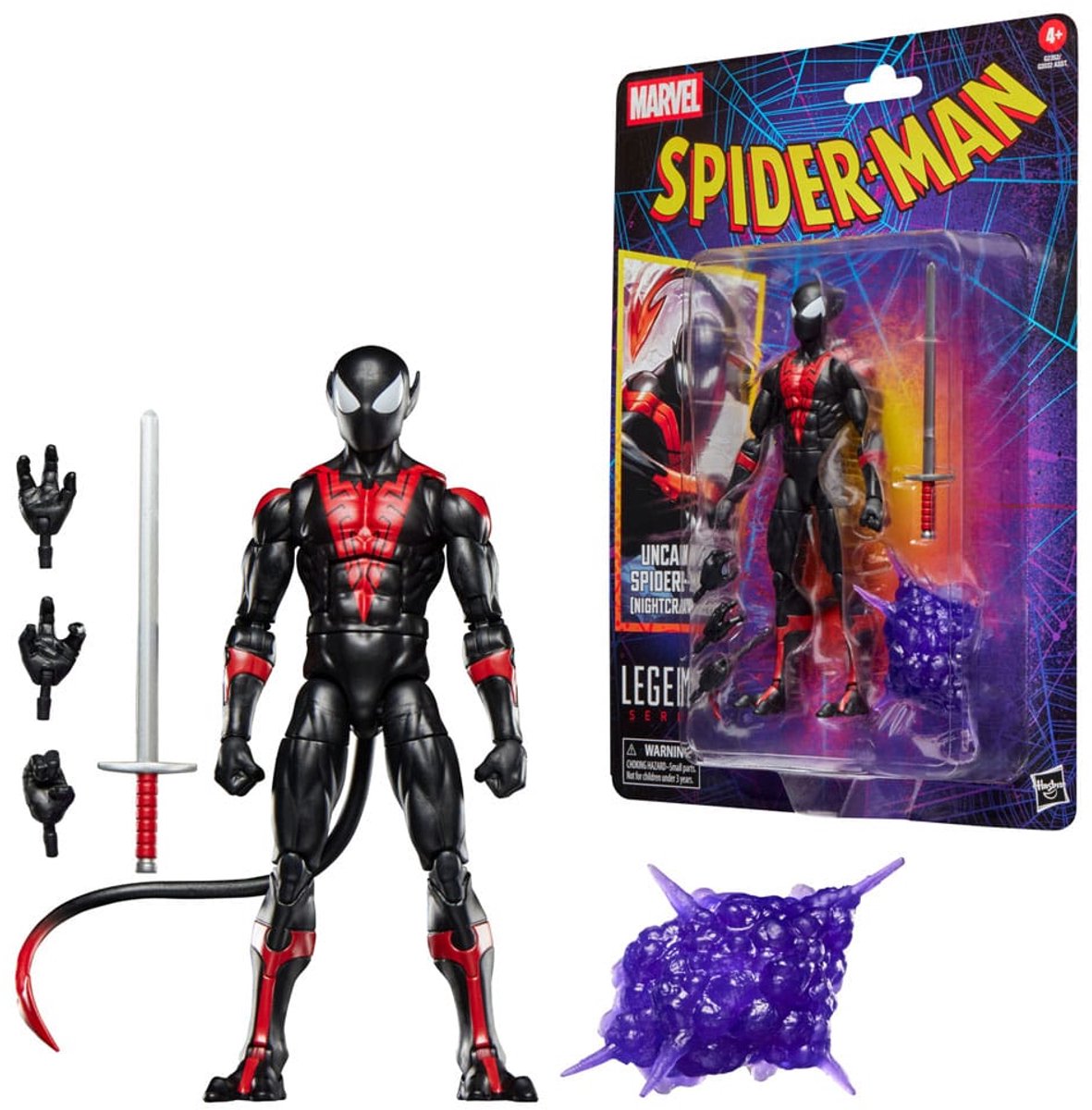 Hasbro série Marvel Legends Uncanny Spider-Man - Nightcrawler - figurine 15cm