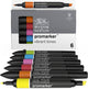 Winsor Newton 0290110 ProMarker™ 6 tons vibrants | marqueurs de mise en page professionnels marqueurs à alcool