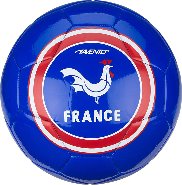 Avento football brillant - football mondial - bleu - France - taille 5 - ⌀ env. 22 cm