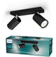 Spot en saillie Philips LED Philips Kosipo - 2 lumières - noir