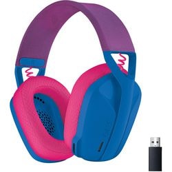 Casque de jeu logitech sans fil 7.1 bleu 81 mm x 163 mm x 170 mm