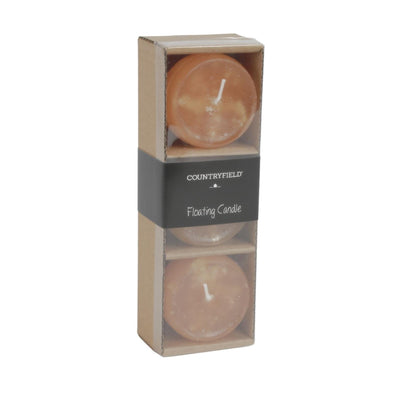 Bougies flottantes Countryfield bollie ambre