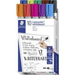 Marqueur pour tableau blanc Staedtler 351 b10, gamme de couleurs moyenne