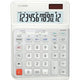 Calculatrice de bureau Casio de-12e-we LCD blanc