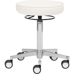 Mayer sitzmöbel tabouret pivotant 1295_30582 tissu blanc