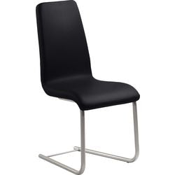 Mayer sitzmöbel chaise cantilever 2149_08_26397 revêtement en tissu noir