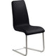Mayer sitzmöbel chaise cantilever 2149_08_26397 revêtement en tissu noir