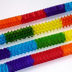 Guirlande papstar boa mini 200 cm multicolore