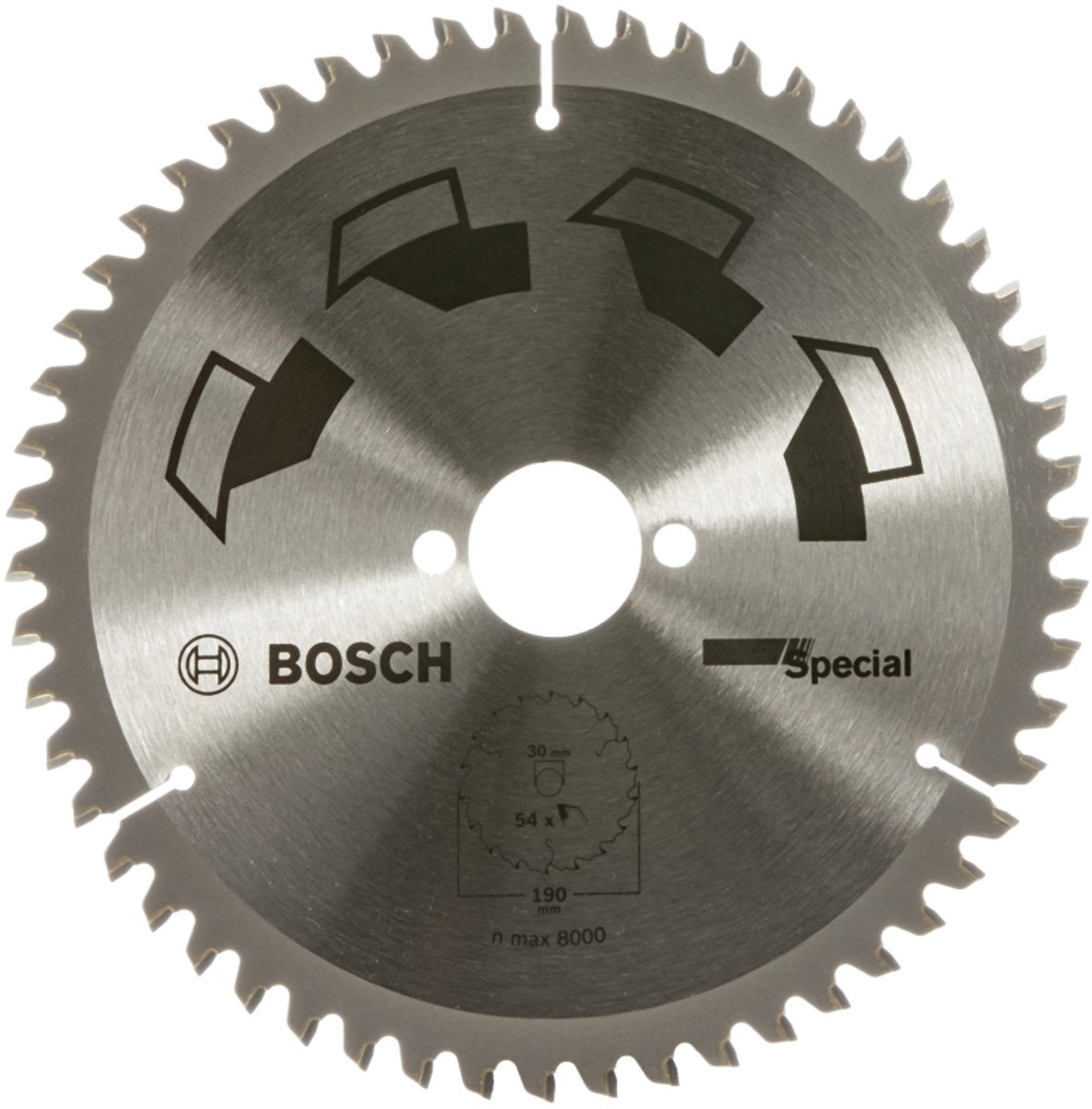 Bosch accessoires lame de scie circulaire spéciale 190x2x30 -,t54 - 2609256892