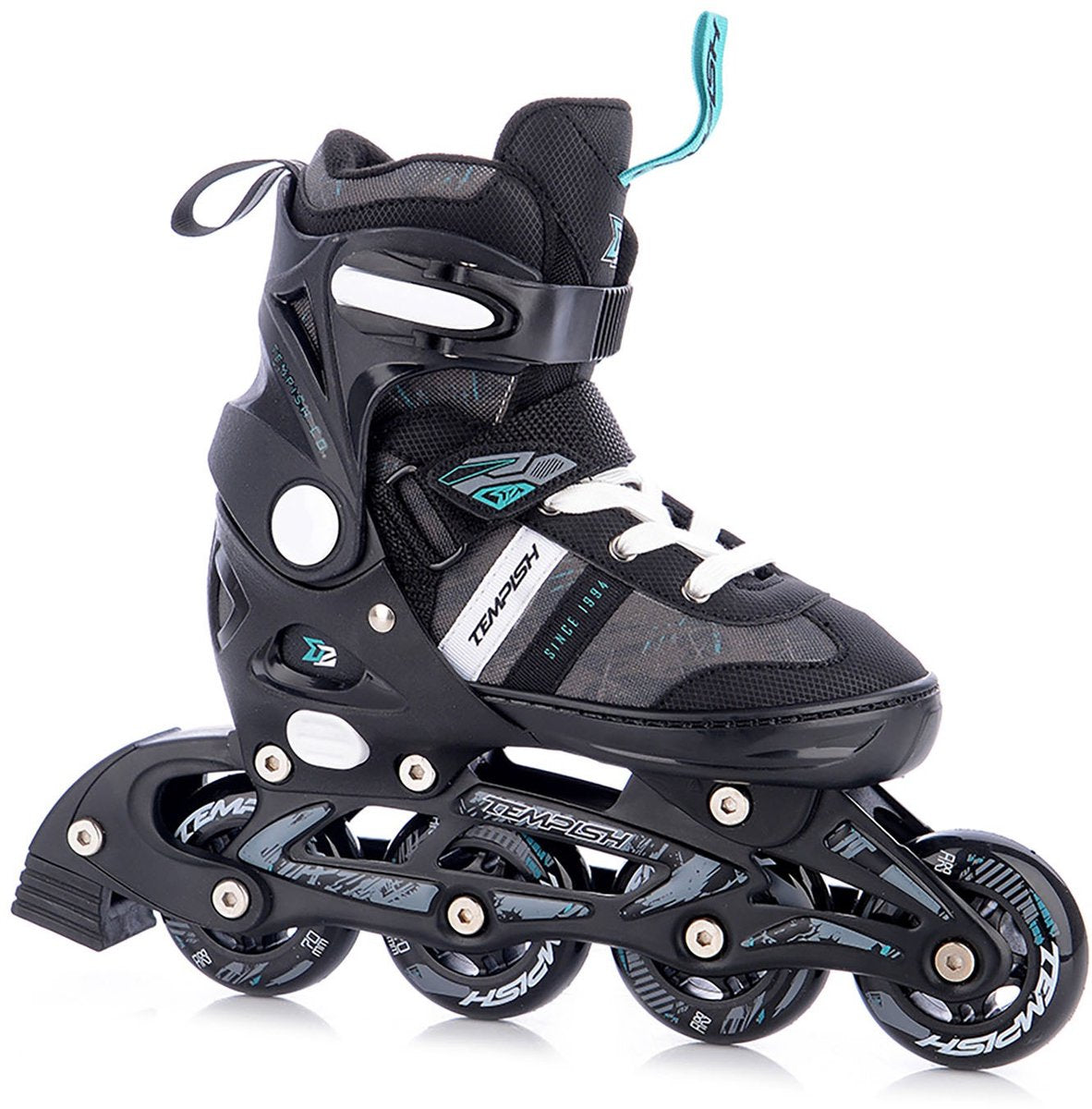 Tempish dasty 2 inline skates - inline skates - adjustable - black - size 37-40