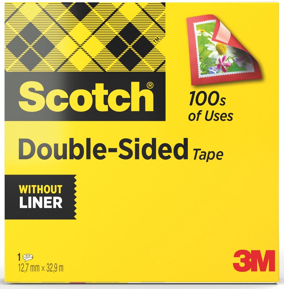 Ruban adhésif Scotch double face 12mmx33m