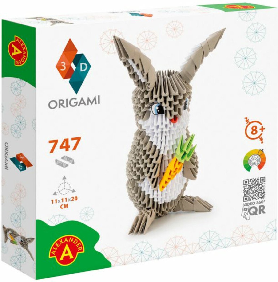 Origami 3d - Rabbit, 747dlg.