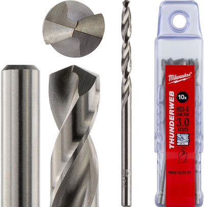 Milwaukee 4932352381 perceuse à métaux Thunderweb HSS-G - 3 x 33 x 61 mm (10pcs)