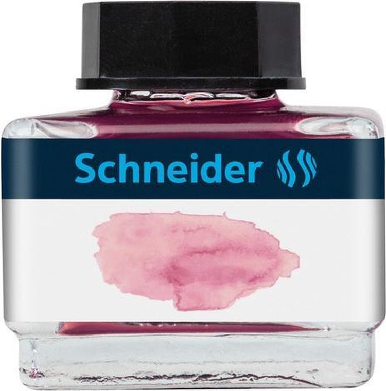 Encrier Schneider pour instruments d'écriture Schneider - contenu 15 ml - rose pastel - s-6939