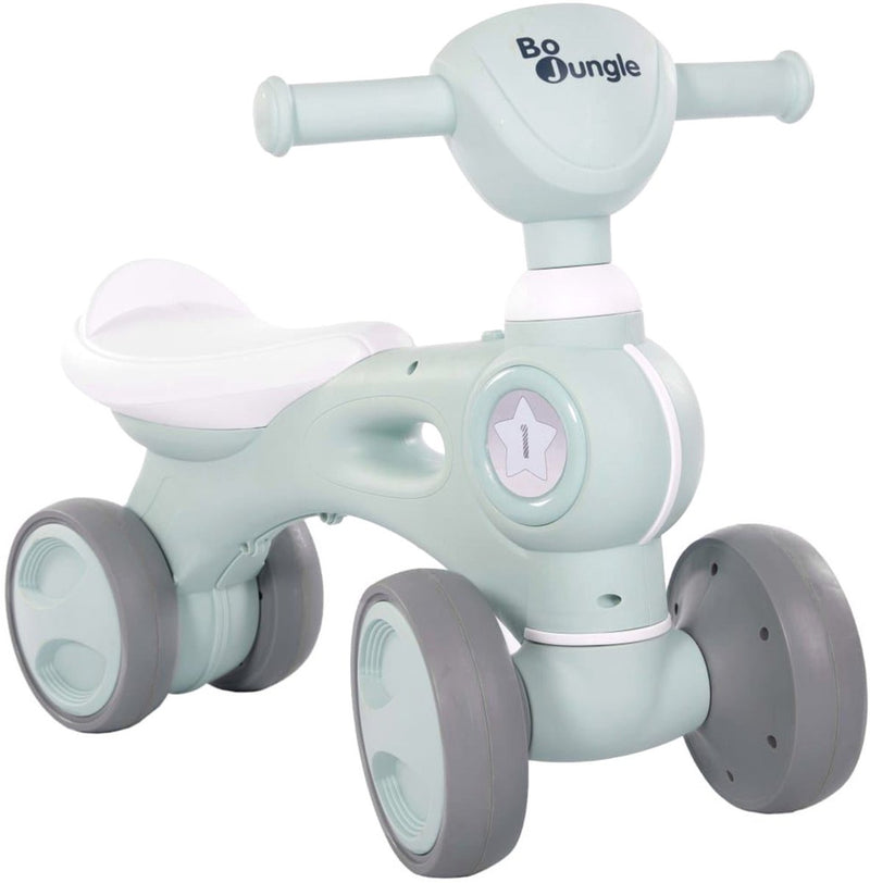 Bo jungle - draisienne pour bébé - trotteur pour tout-petits - trotteur pour bébé - lumière et musique - écurie - vélo jumpy bleu
