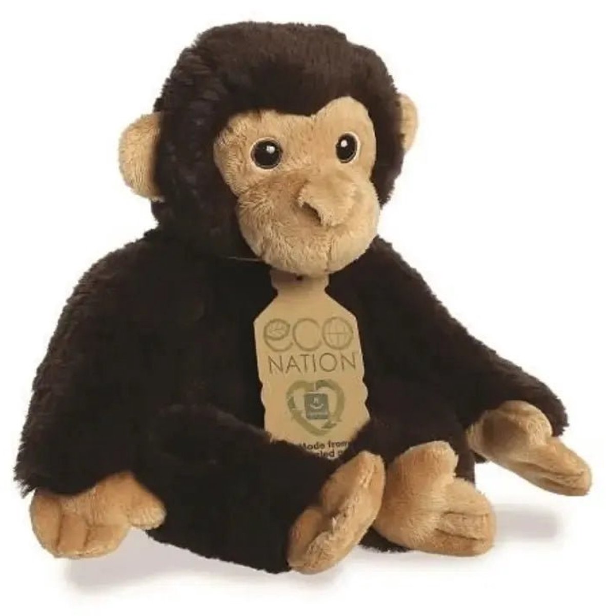 Eco Nation Pluchen Cuddle Chimpanzee 24 cm