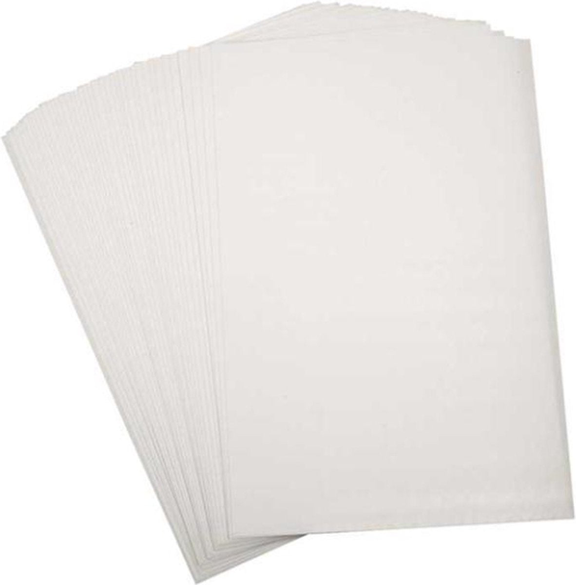 Feuilles de film rétractable blanc mat 20x30, 10pcs.