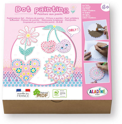 Ensemble de peinture à points Aladine - Ensemble d'artisanat créatif pour enfants.