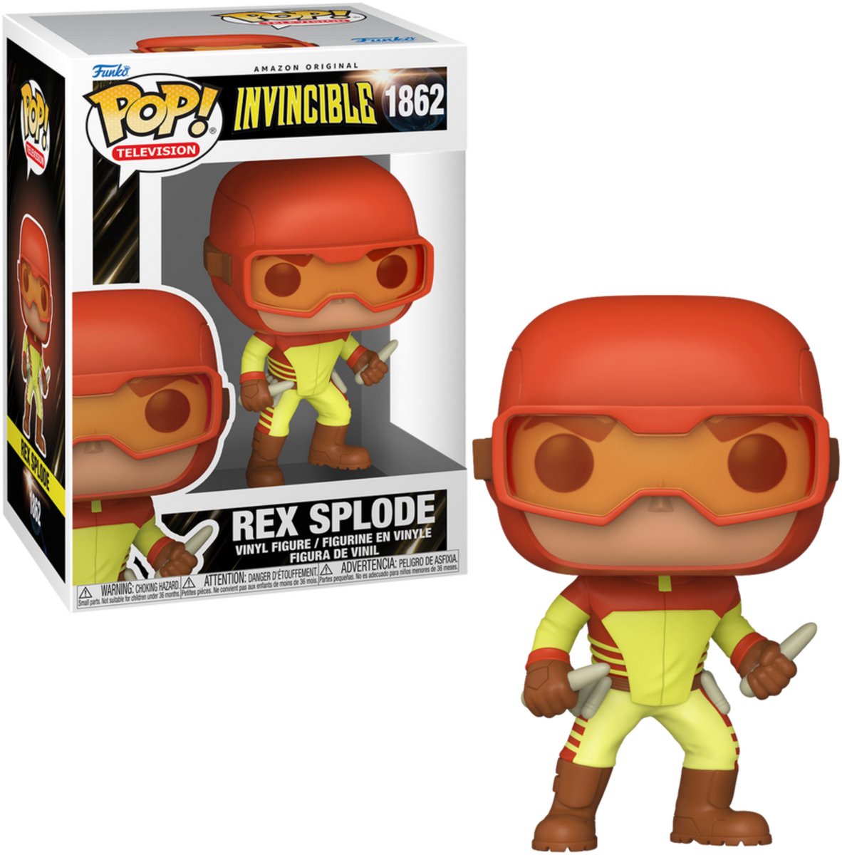 Animation Funko pop : invincible s2- rex w ch