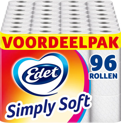 Papier toilette Edet Simply Soft - 96 rouleaux - pack économique