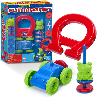 4m science et jeux - jouer avec des aimants - kidzlabs - 5+