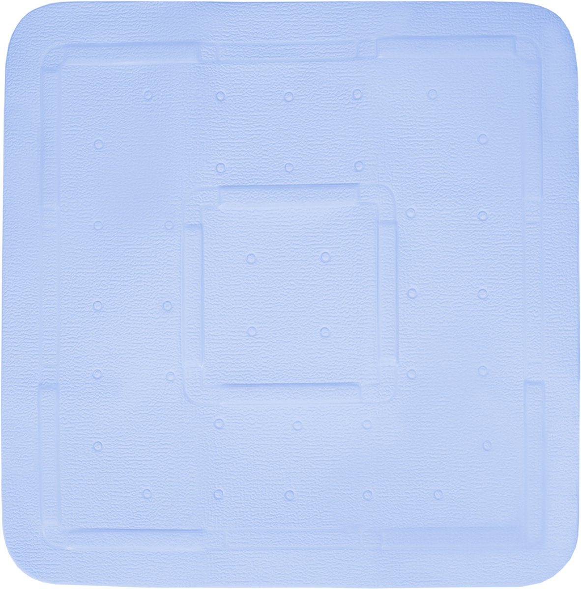 Tapis de douche antidérapant Differnz tutus 55x55xcm bleu